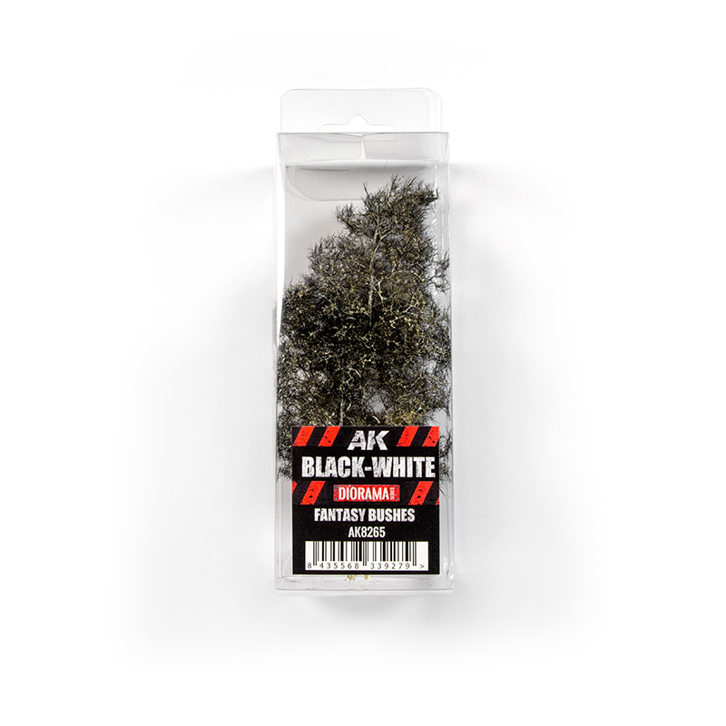Arbustos Fantasía Negro-Blanco