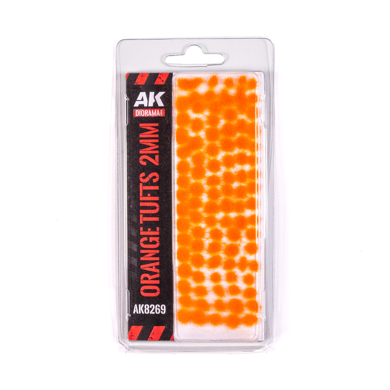 Matojo / Maleza / Matas Fantasía Naranjas 2mm