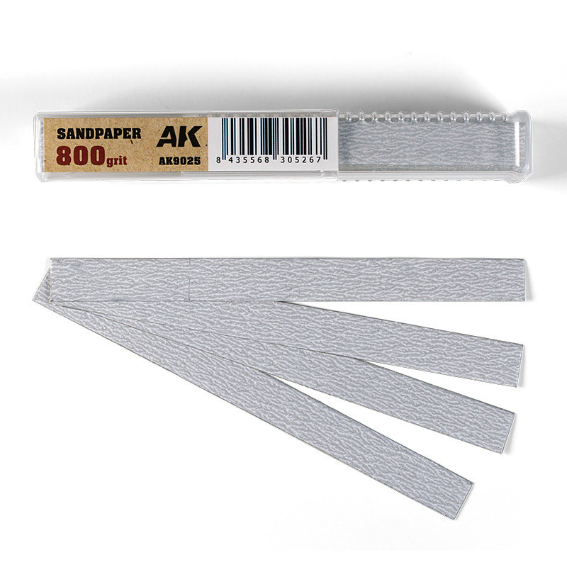 Papel de Lija Grano 800 (Seco)