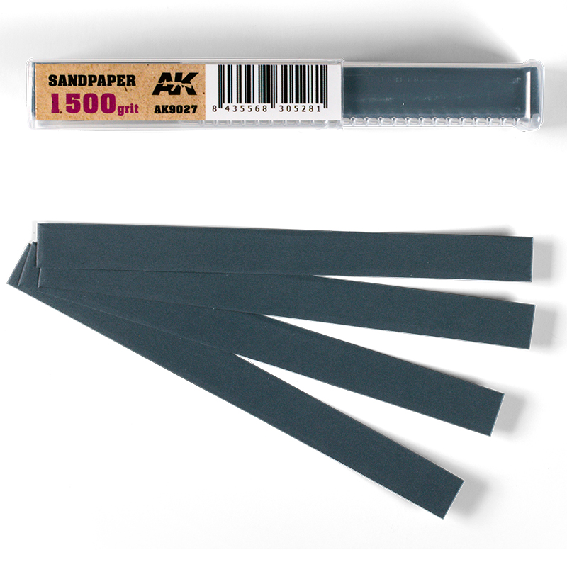 Papel de Lija Grano 1500 (Húmedo)