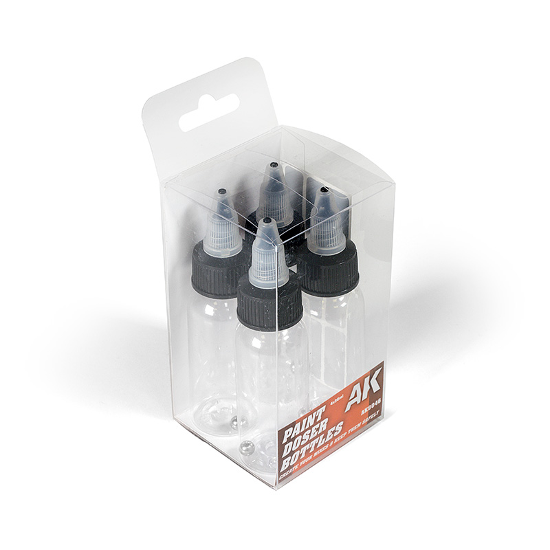 Botellas con Dosificador de Pintura 30ml