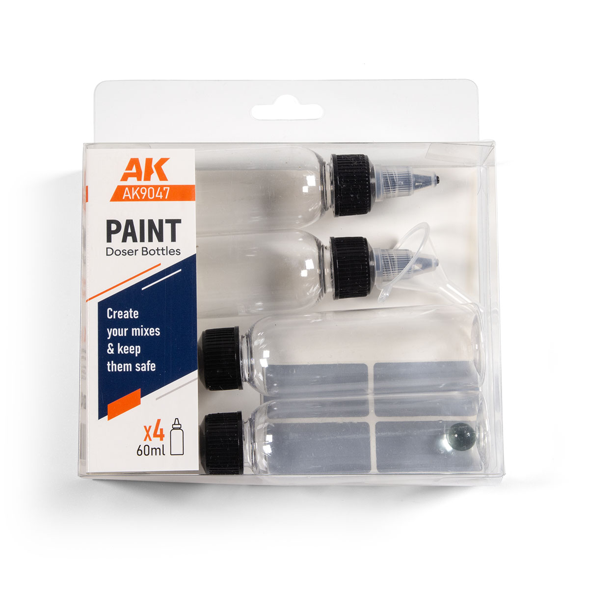 Botellas con Dosificador de Pintura 60ml
