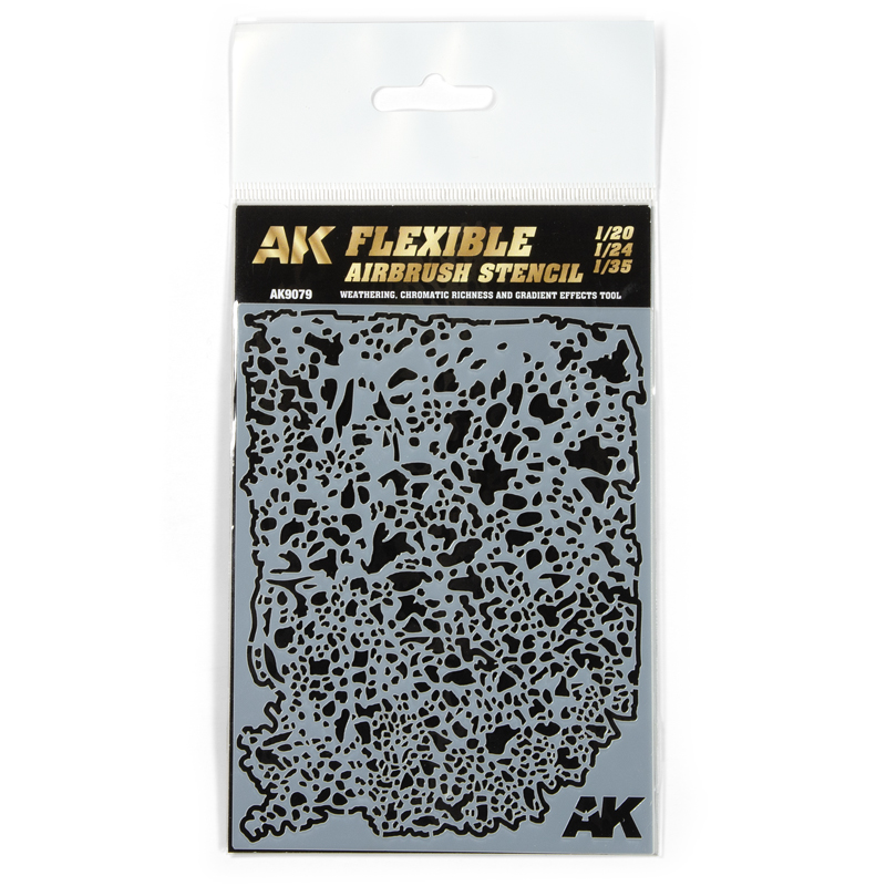 Plantilla Flexible para Aerógrafo 1/20 – 1/24 – 1/35