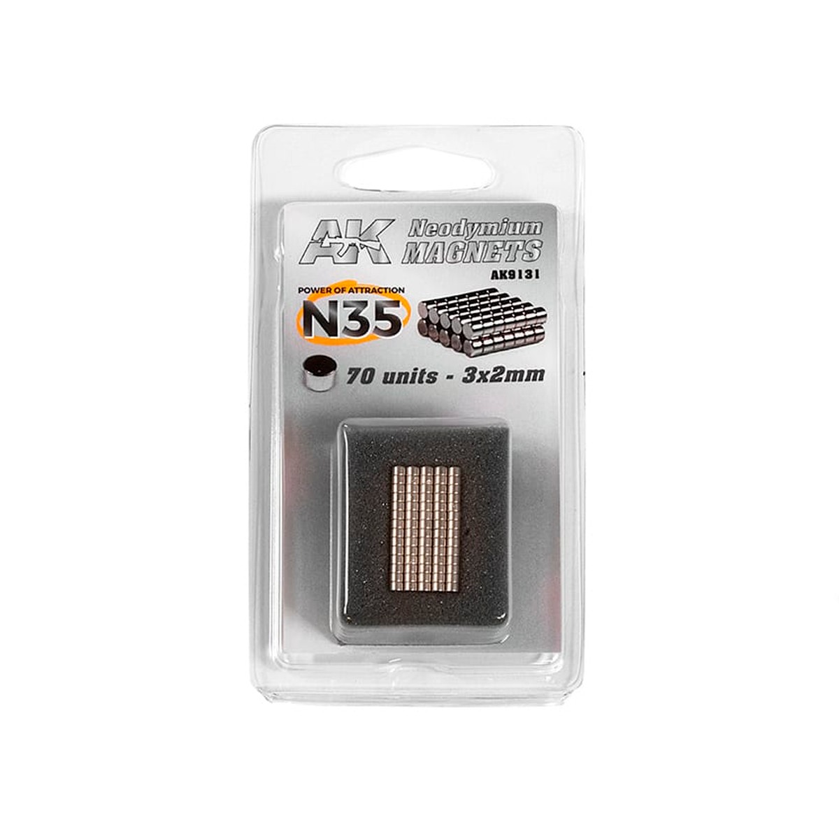 Imán de Neodimio 3×2MM N35