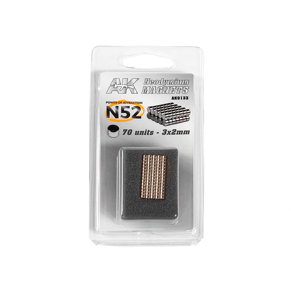 Imán de Neodimio 3×2MM N52