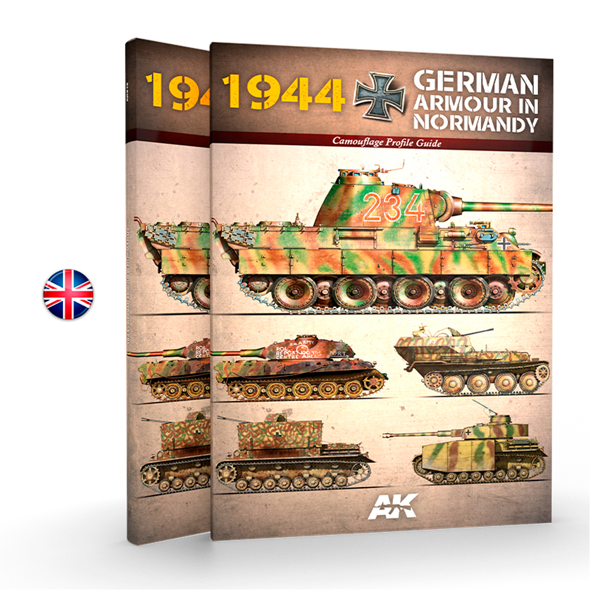 Blindados Alemanes de 1944 en Normandía – Guía de Perfiles de Camuflaje