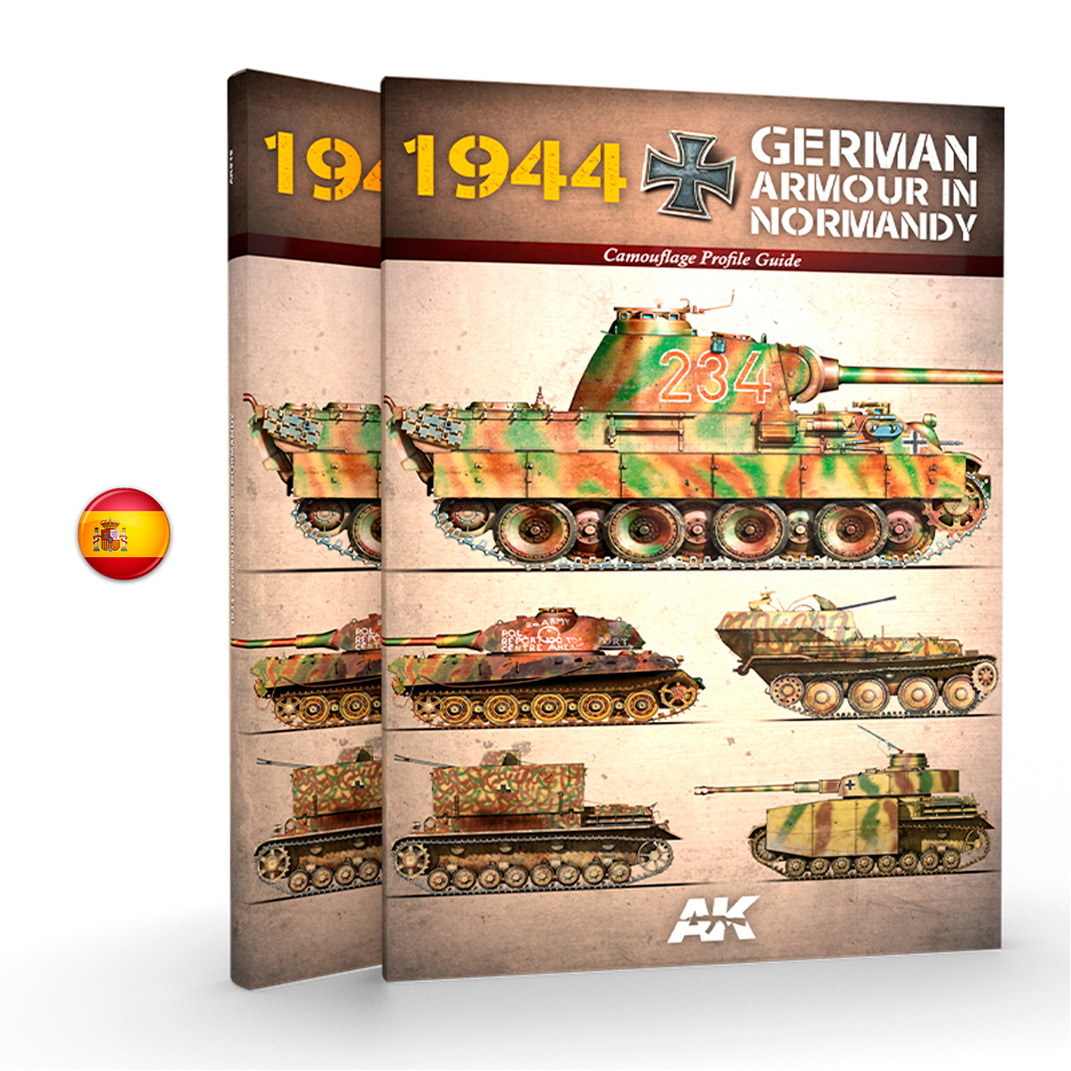 Blindados Alemanes de 1944 en Normandía – Guía de Perfiles de Camuflaje