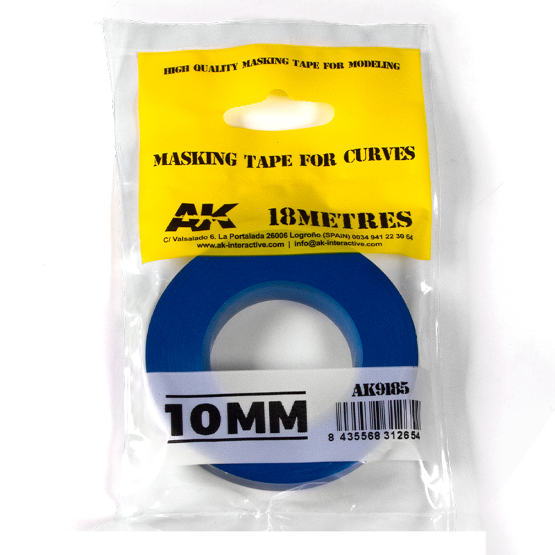 Cinta de Enmascarar para Curvas 10mm