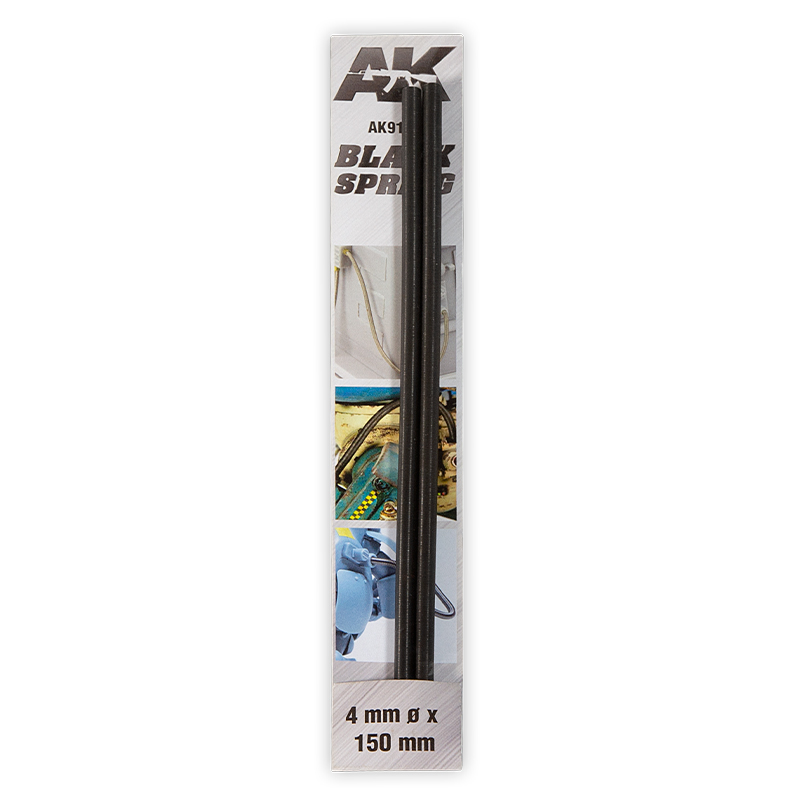 Muelle Negro 4mm Ø