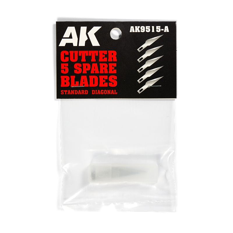 Cuchillas Diagonales Estándar (5 Repuestos) para Cuchilla Hobby AK