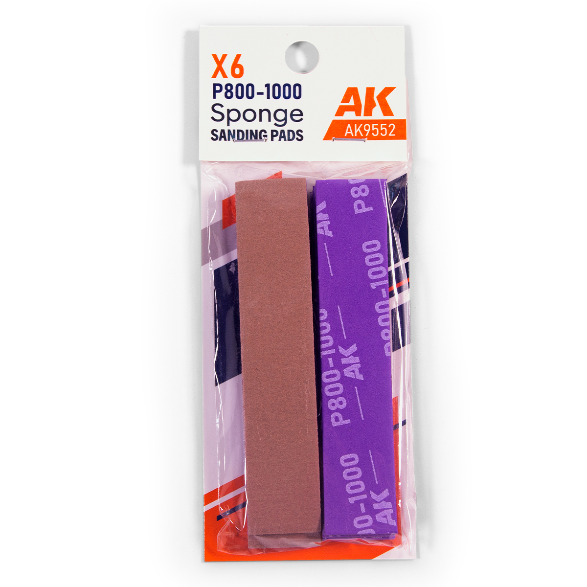 Esponja Abrasiva Grano P800-1000 (6 Unidades)