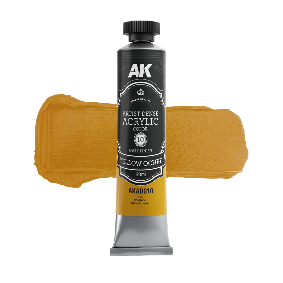 Amarillo Ocre – Color Acrílico Denso Artístico