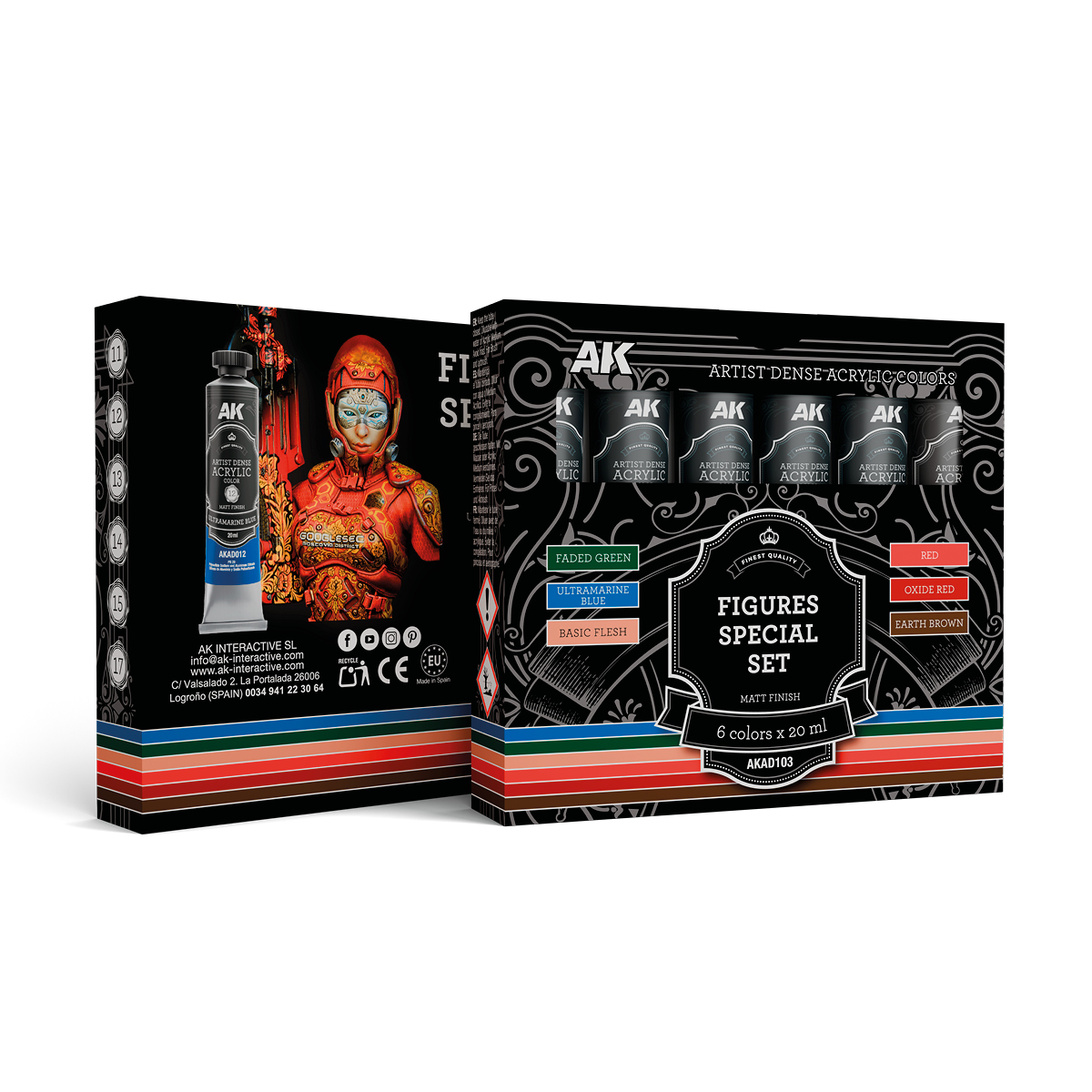 Set Especial para Figuras – Color Acrílico Denso Artístico