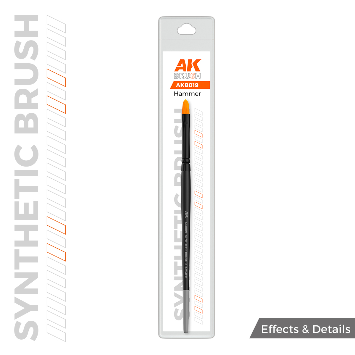 Pincel Sintético AK – Martillo