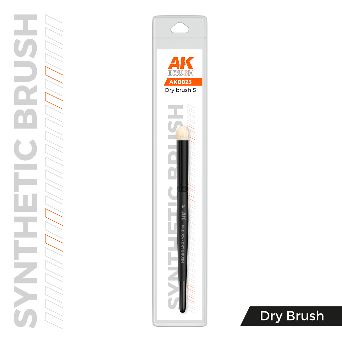 Pincel Seco Sintético AK – S
