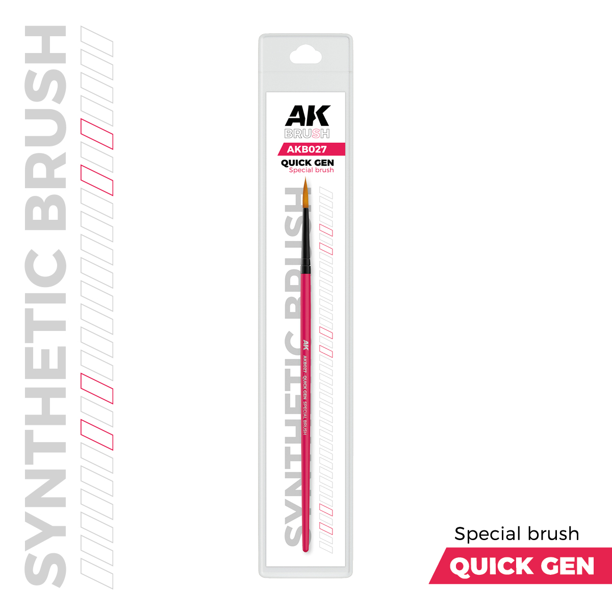 Pincel Sintético Especial AK Quick Gen