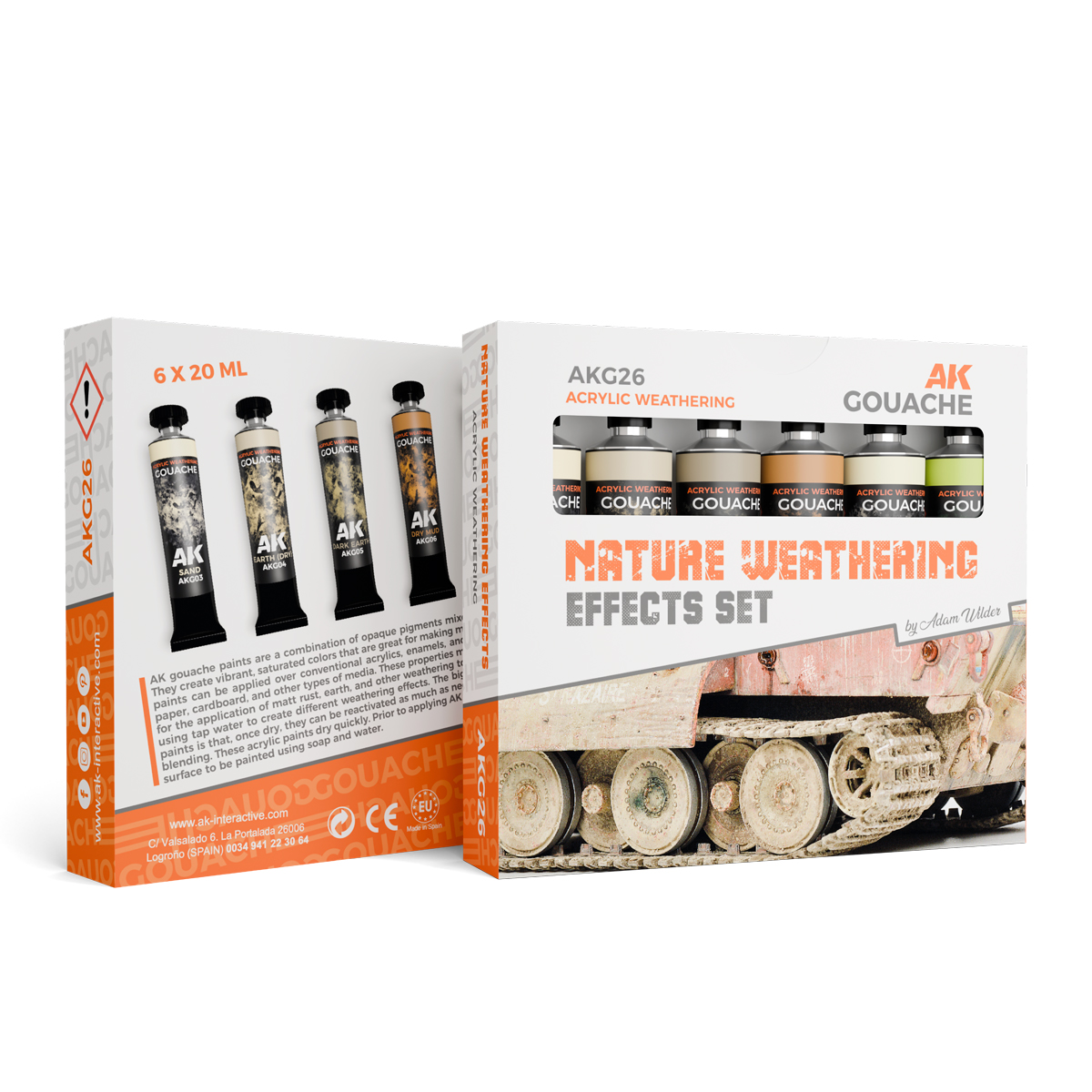 Set de Efectos de Envejecido Natural – Gouaches AK