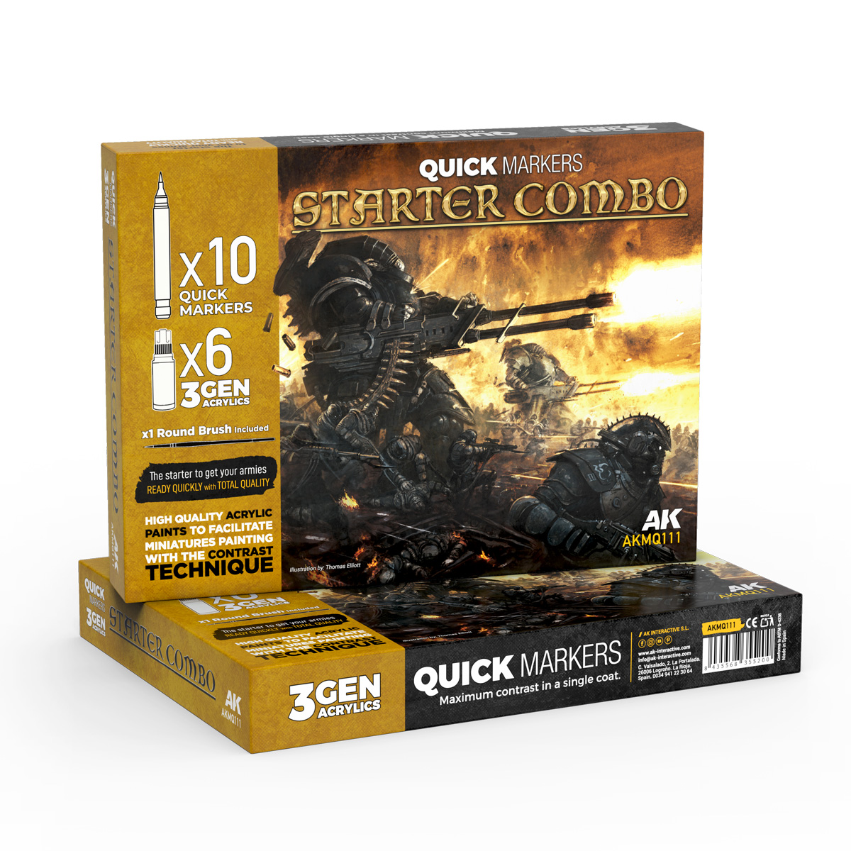Combo Iniciacion – Quick Marker + 3GEN + Pincel Gratis
