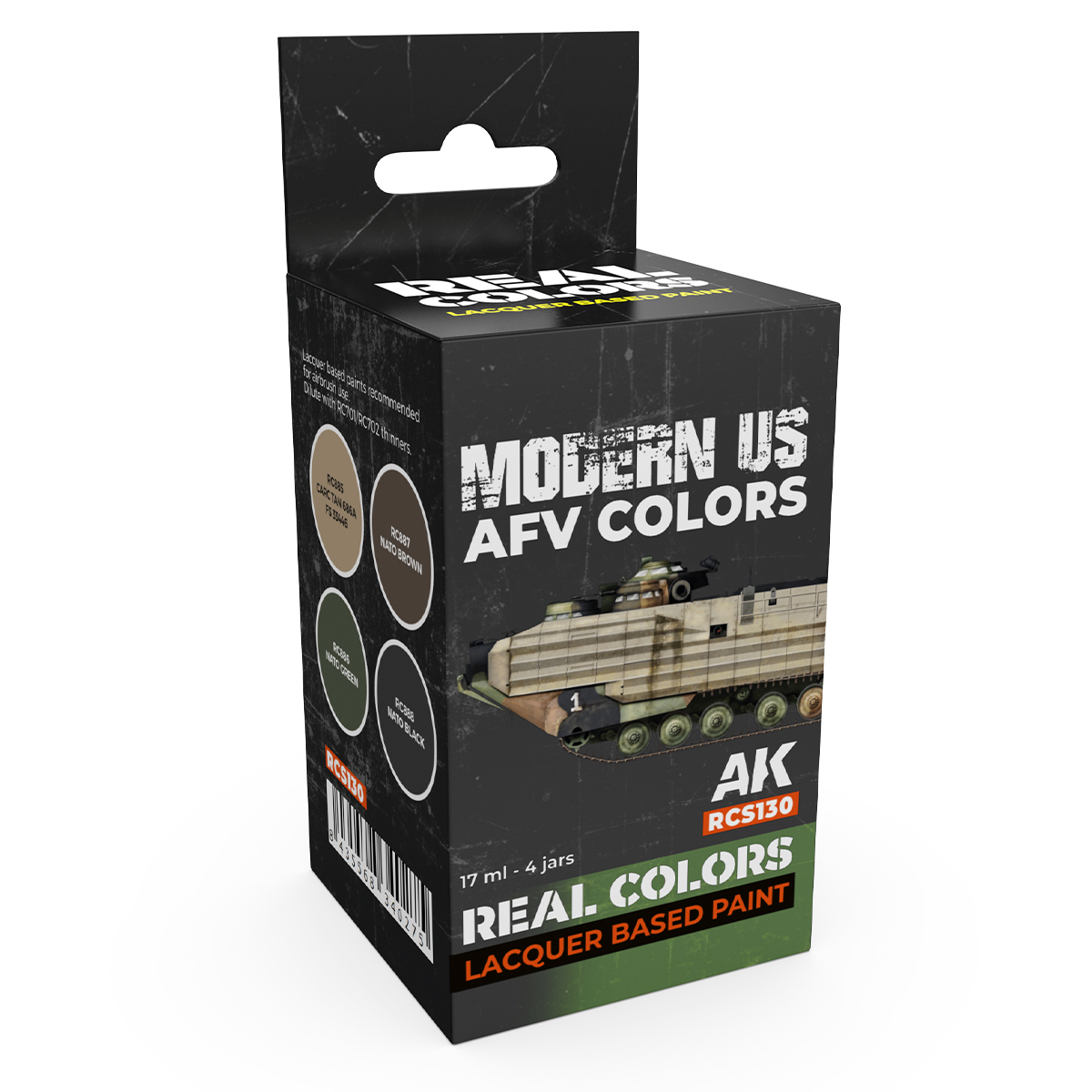 Set AFV US Army Modernos – Color Real