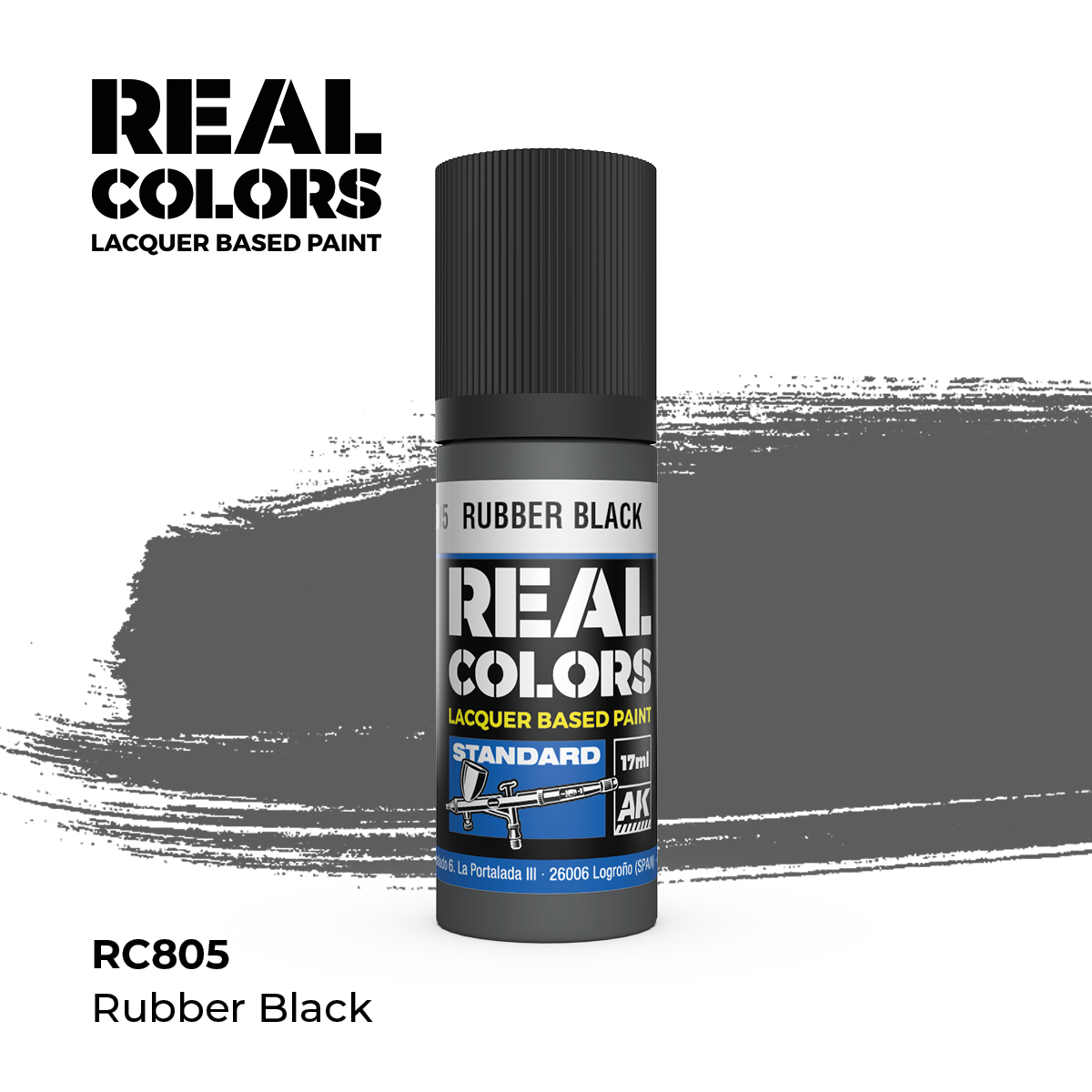 Negro Goma – Color Real