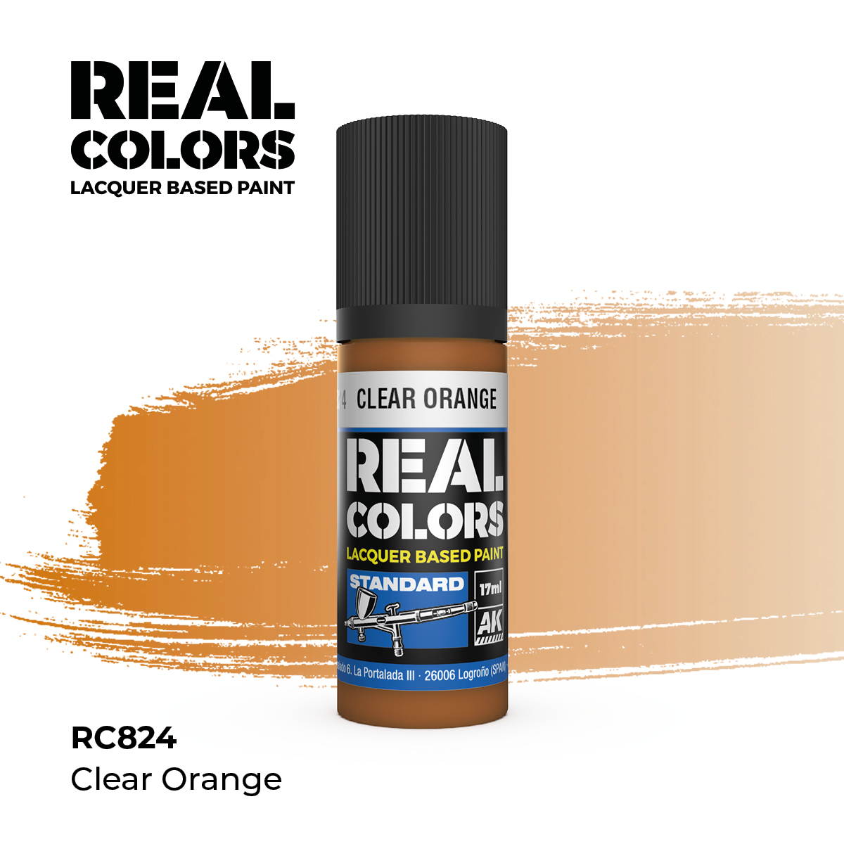 Naranja Transparente – Color Real