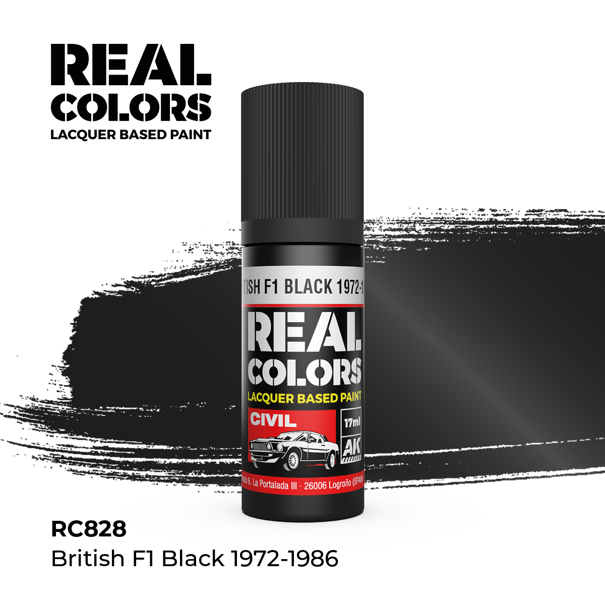 Negro F1 Británico 1972-1986 – Color Real