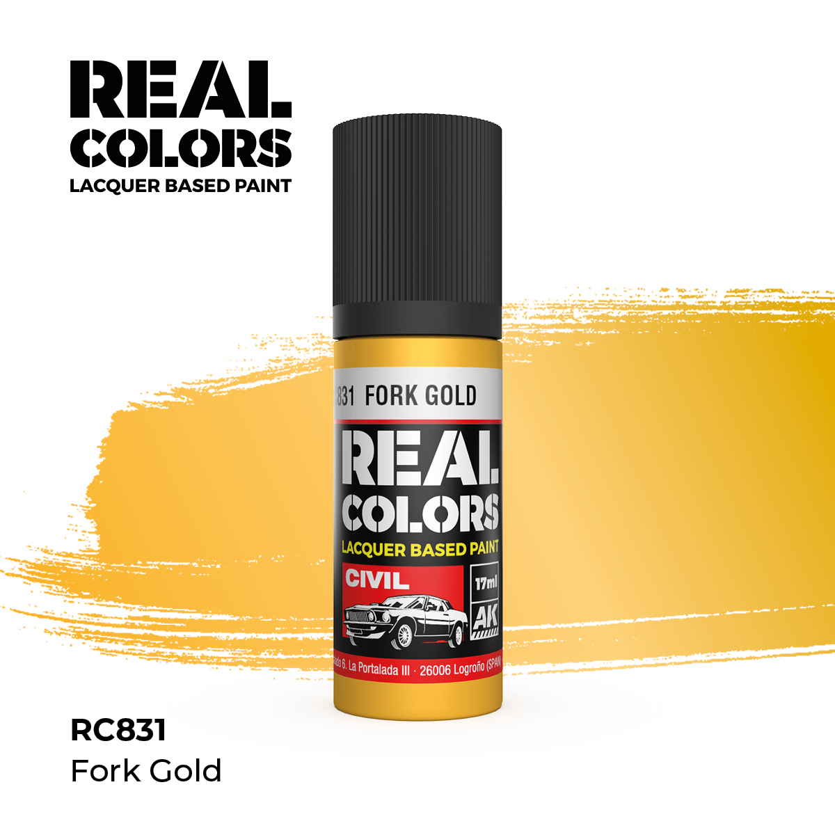 Dorado Horquilla – Color Real