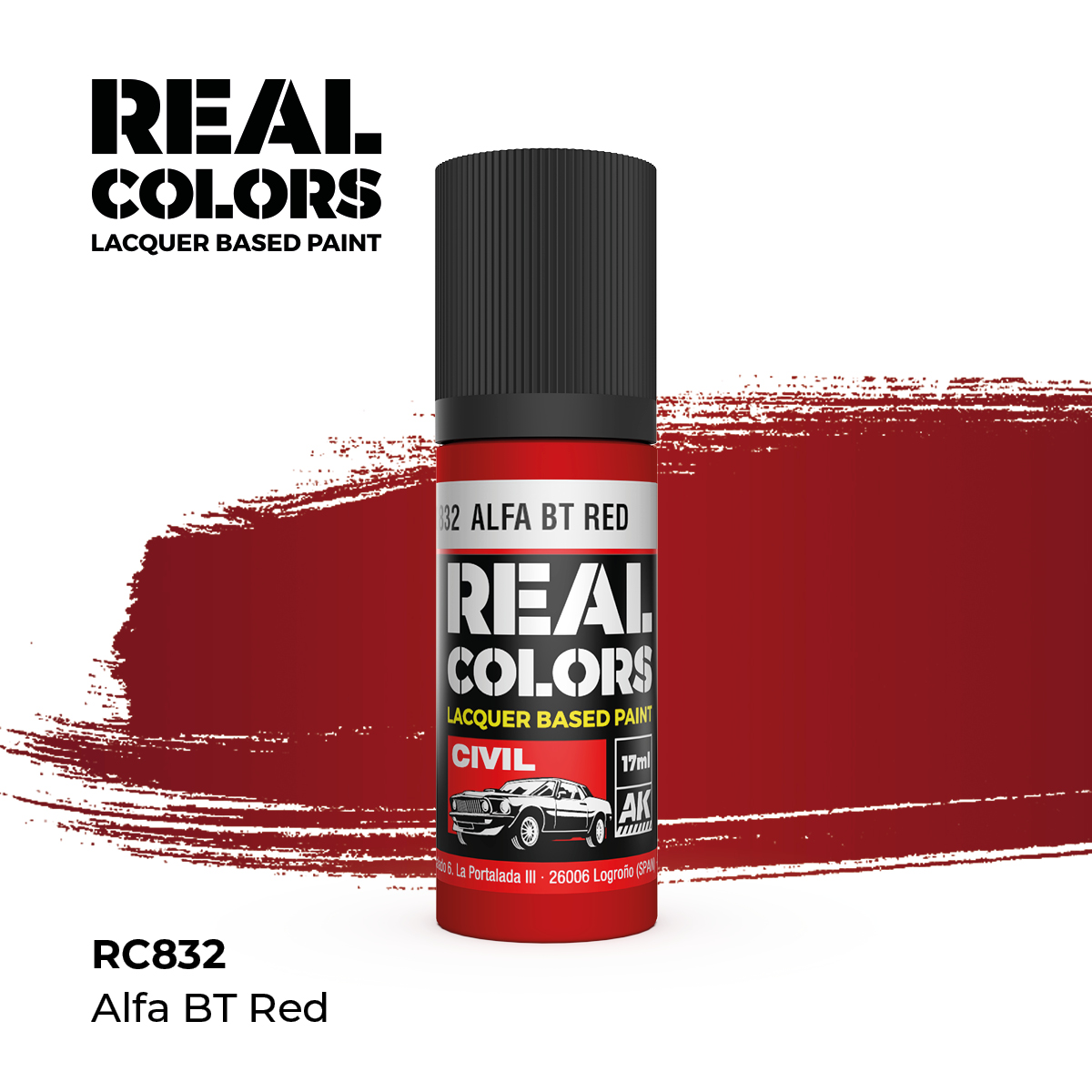 Rojo Alfa BT – Color Real