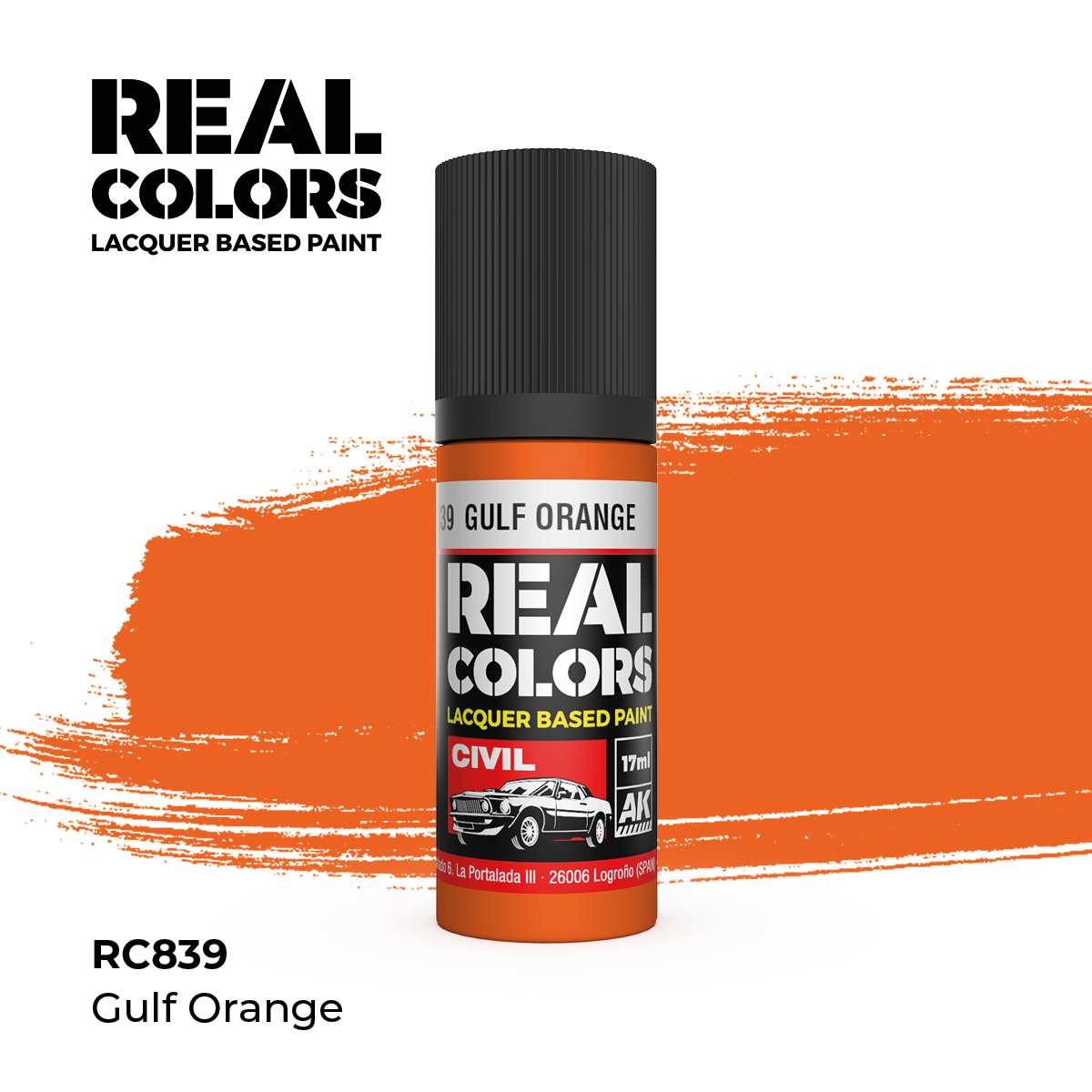 Naranja Gulf – Color Real