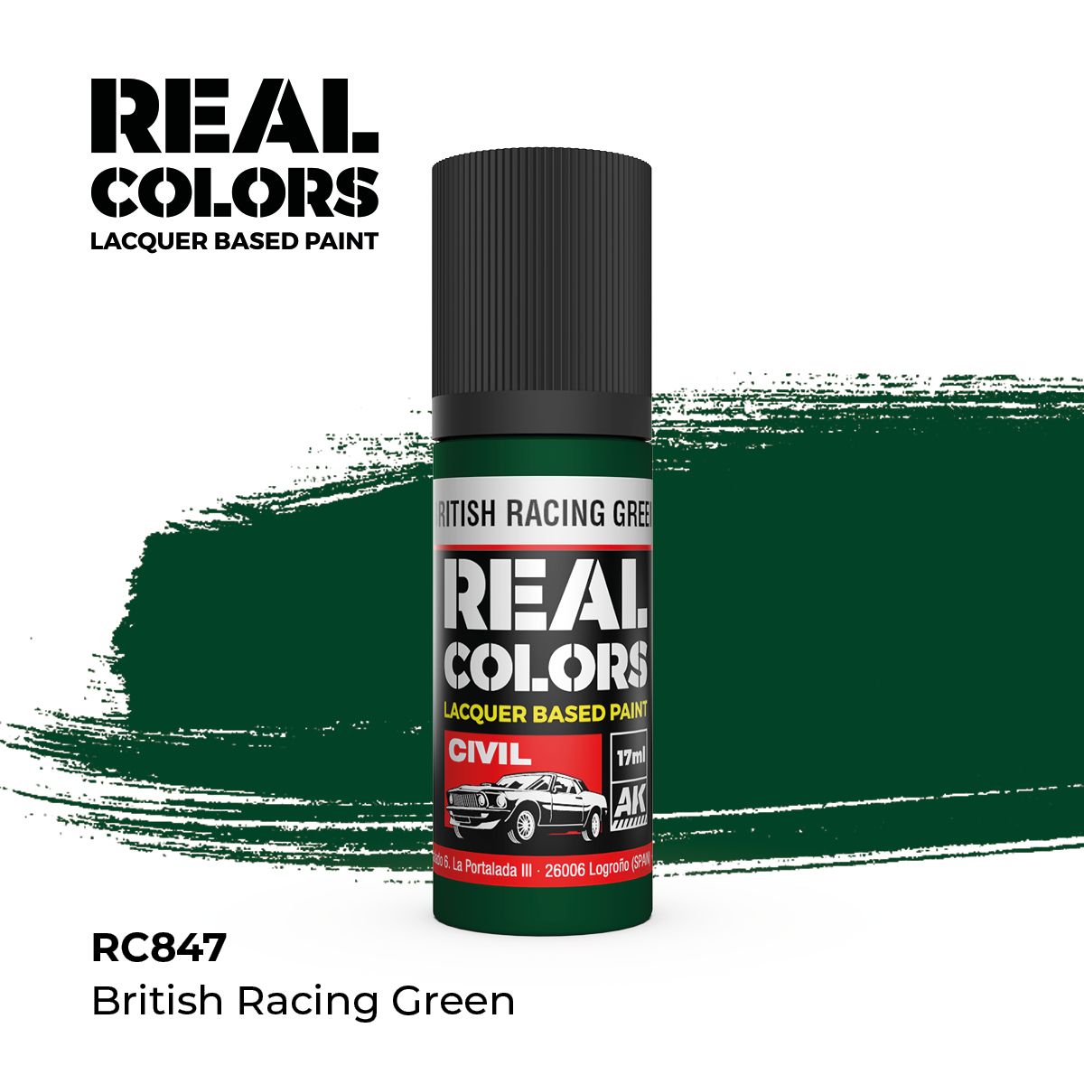 Verde British Racing – Color Real