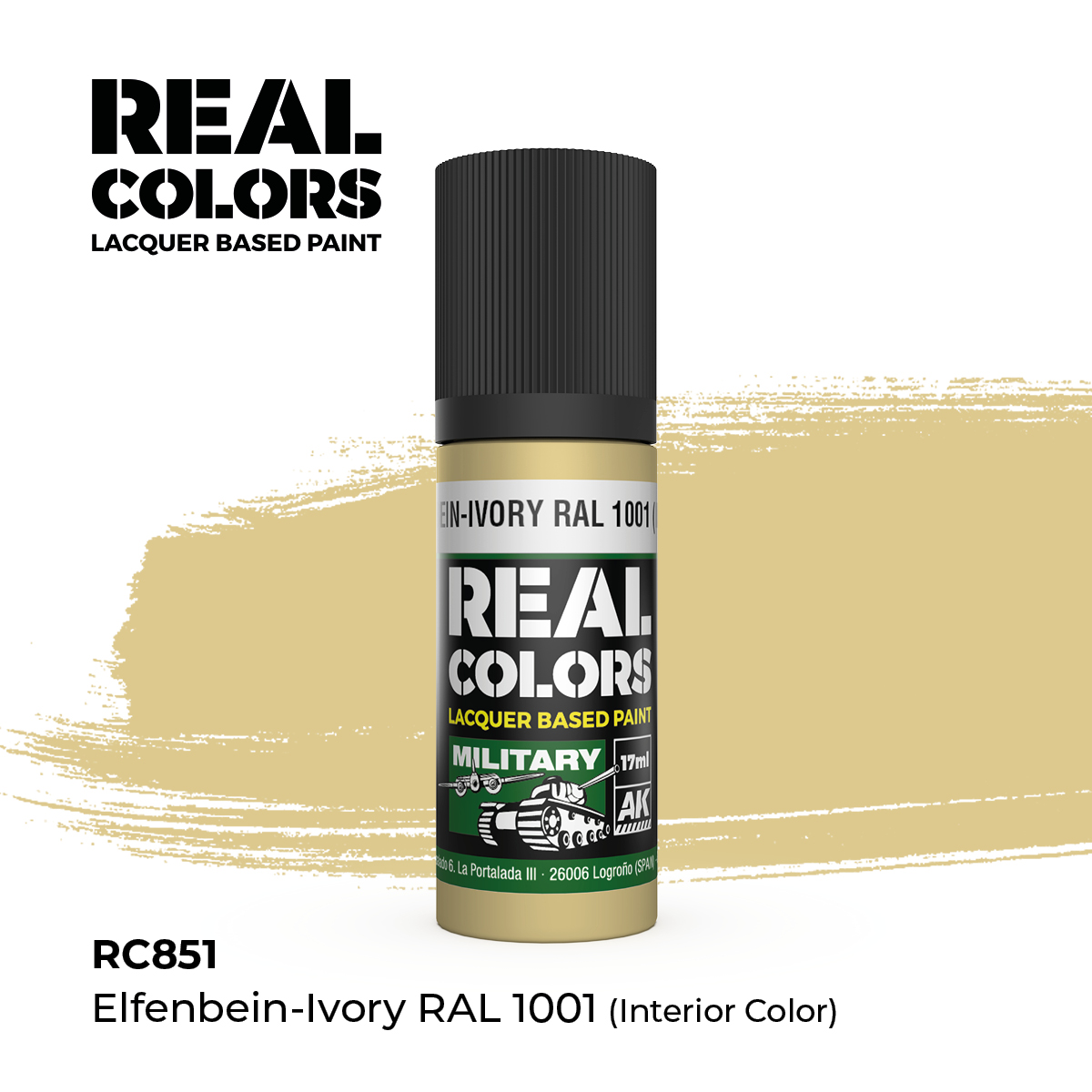 Marfil RAL 1001 (Color Interior) – Color Real