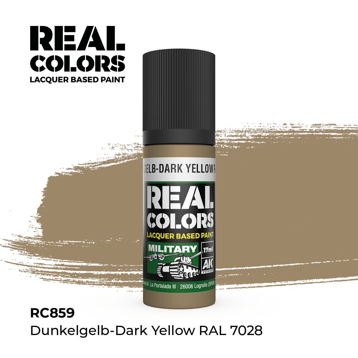 Amarillo Oscuro RAL 7028 – Color Real