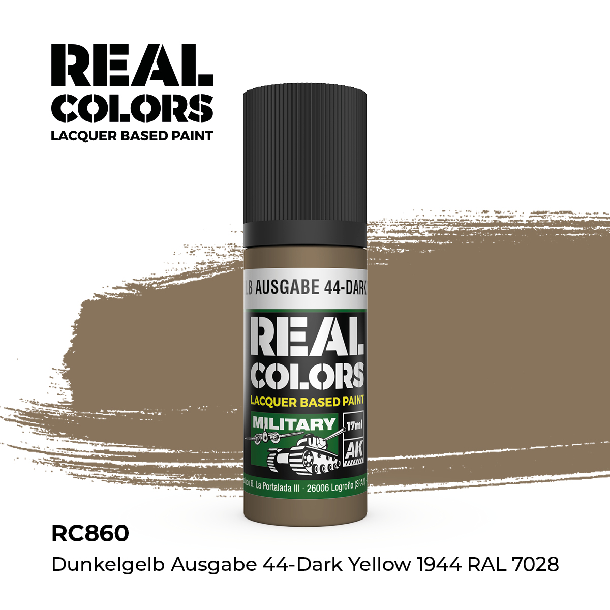 Amarillo Oscuro Edición 44 RAL 7028 – Color Real