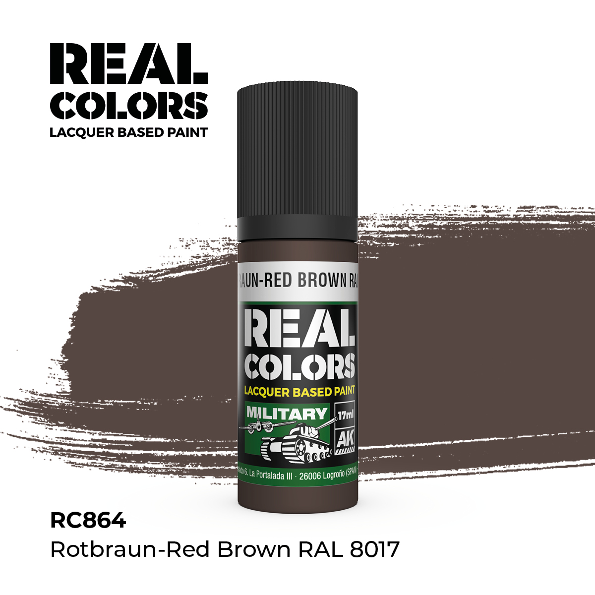 Marrón Rojizo RAL 8017 – Color Real