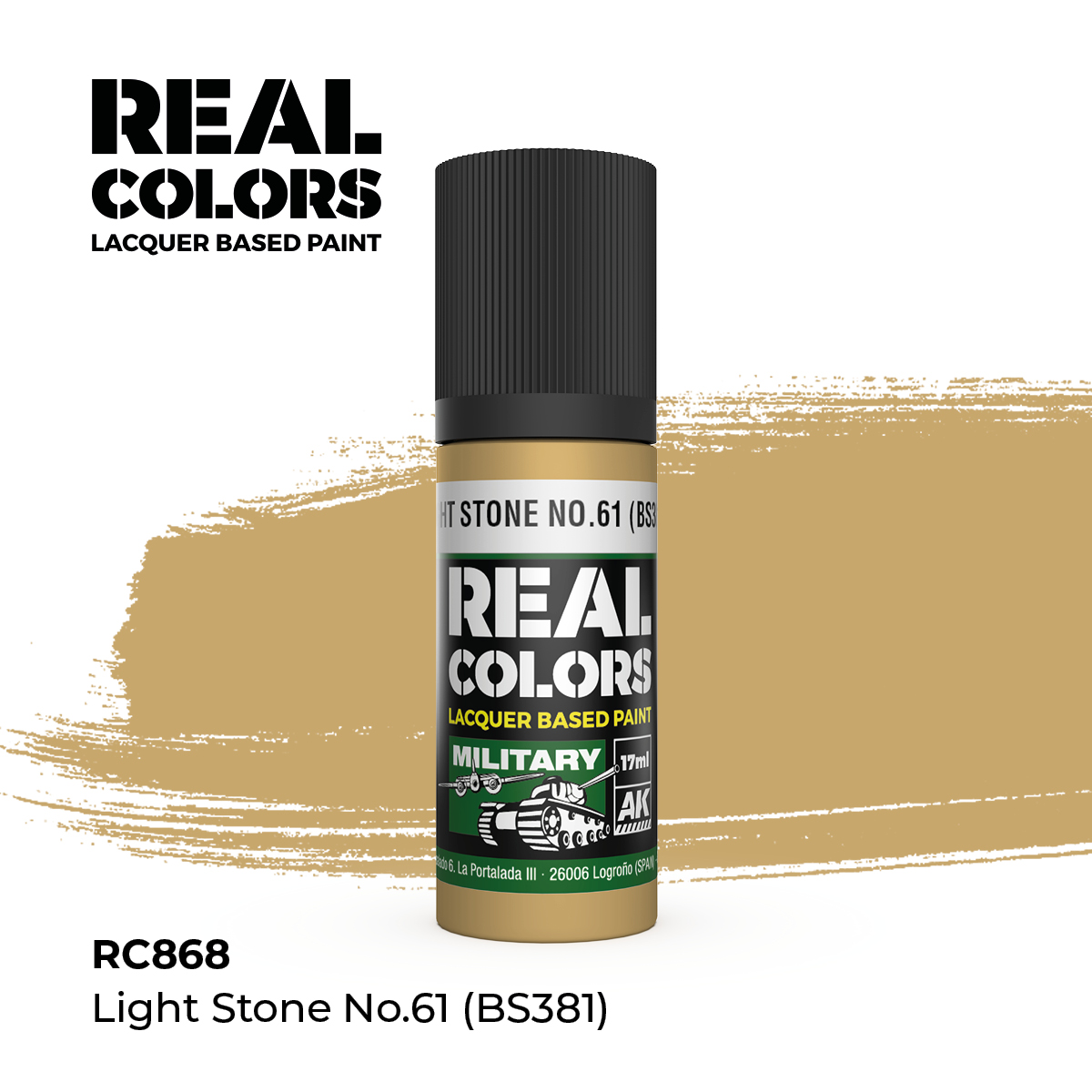 Piedra Clara Nº61 (BS381) – Color Real