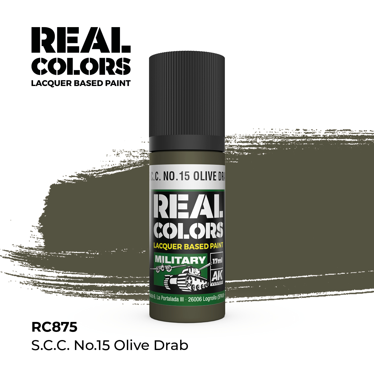 S.C.C. Nº15 Olive Drab – Color Real