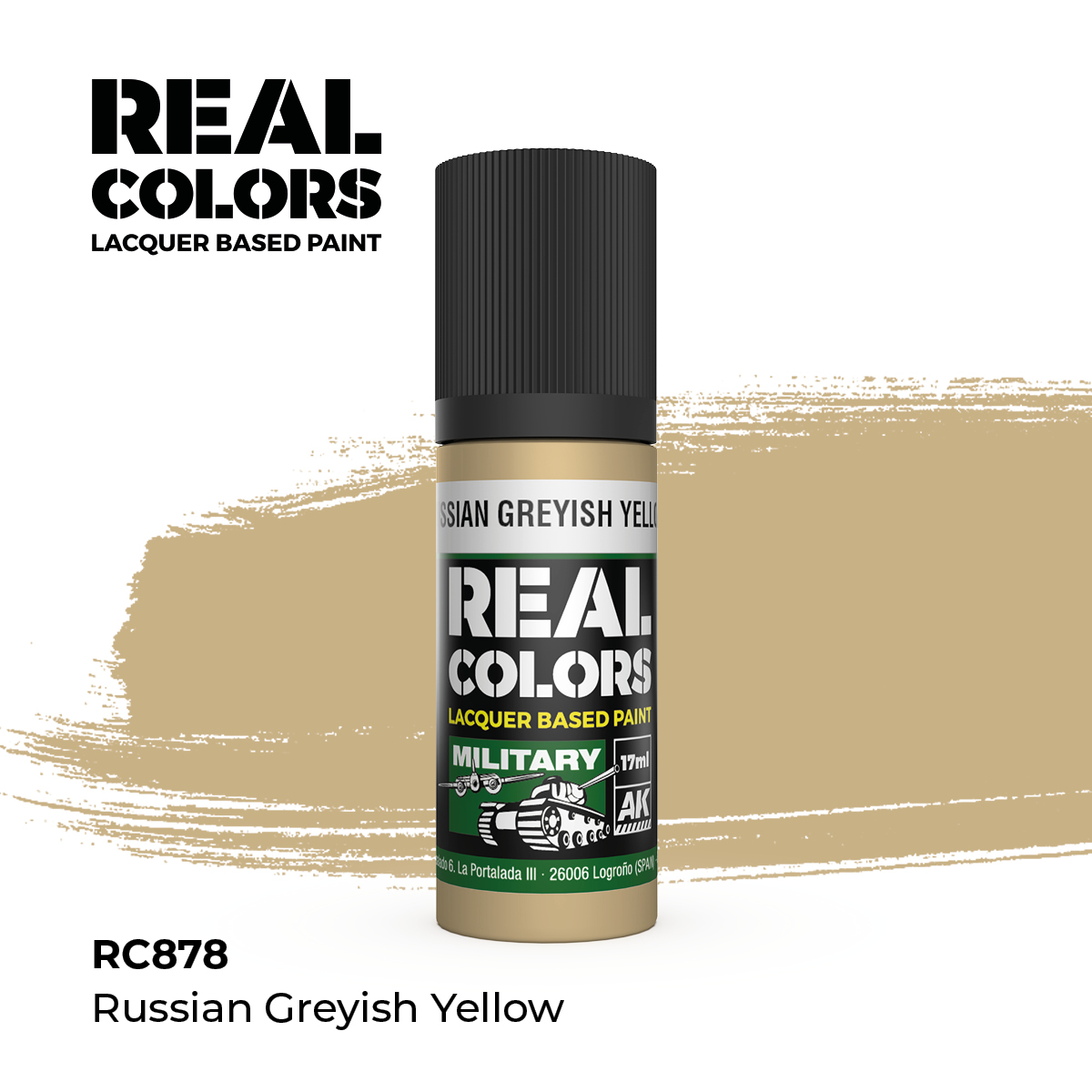 Amarillo Grisáceo Ruso – Color Real