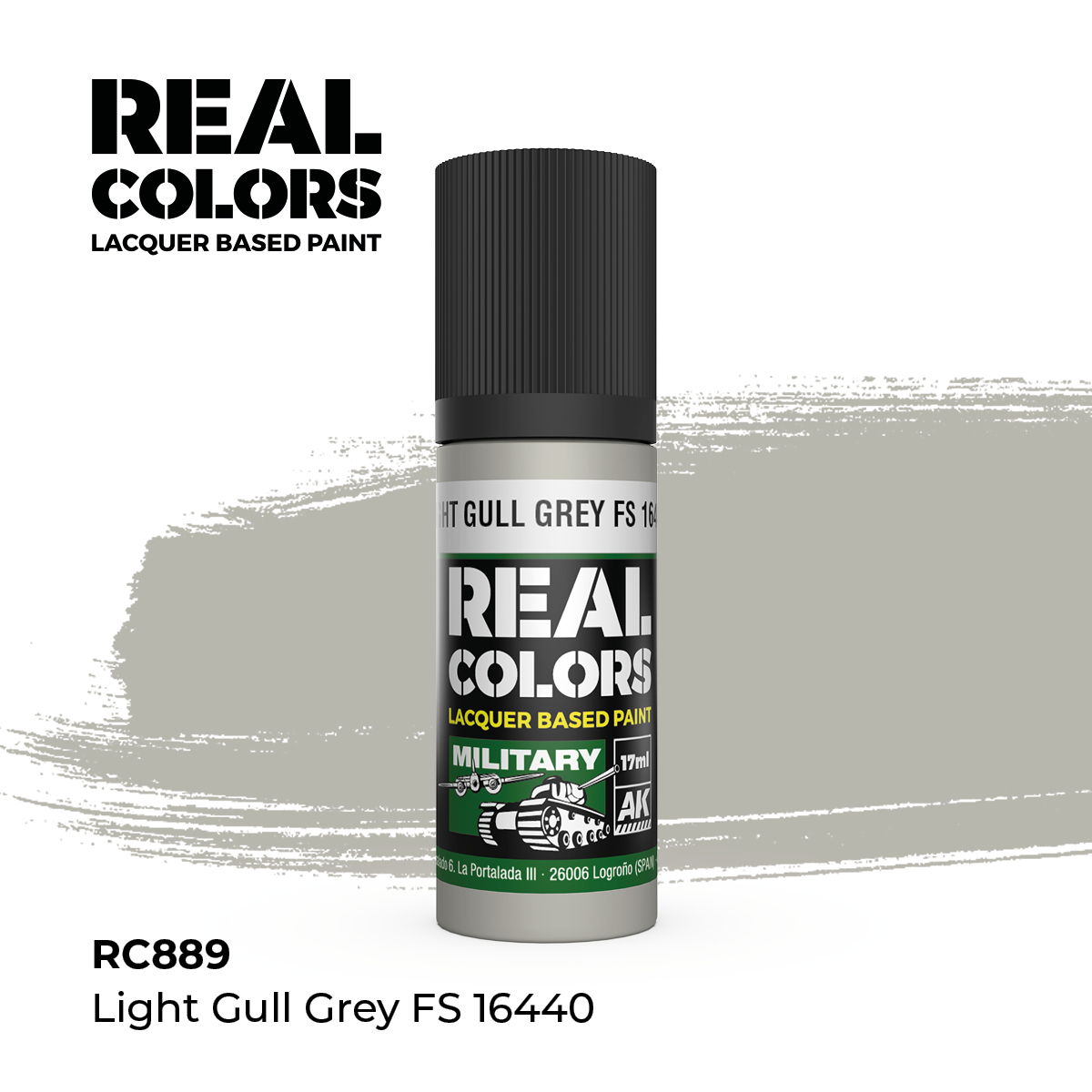 Gris Gaviota Claro FS 16440 – Color Real