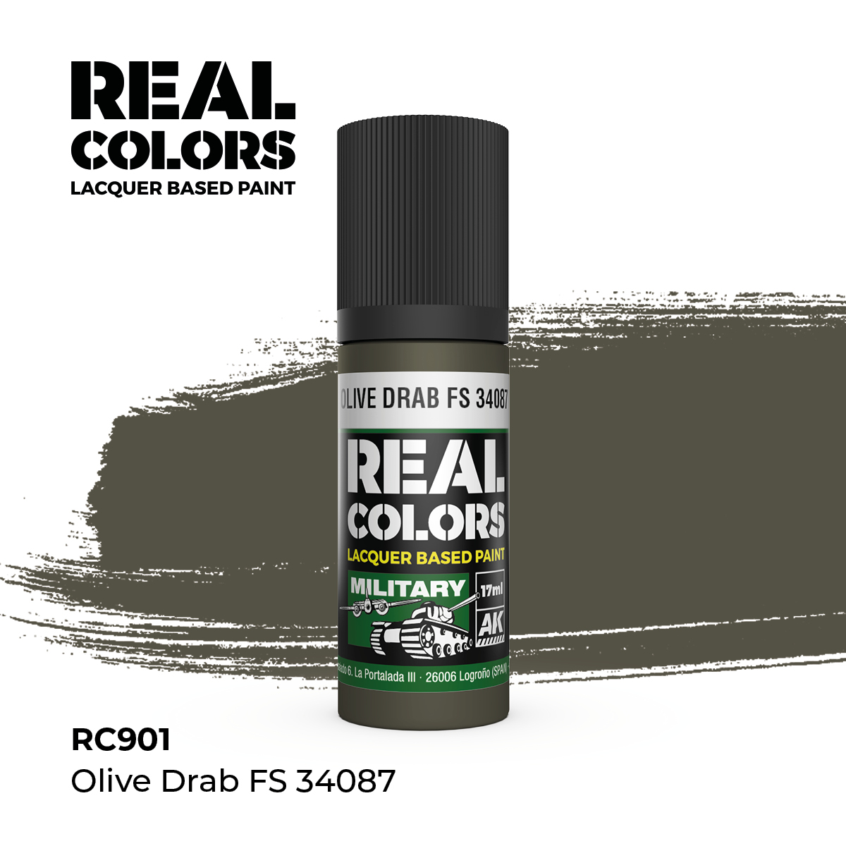 Olive Drab FS 34087 – Color Real