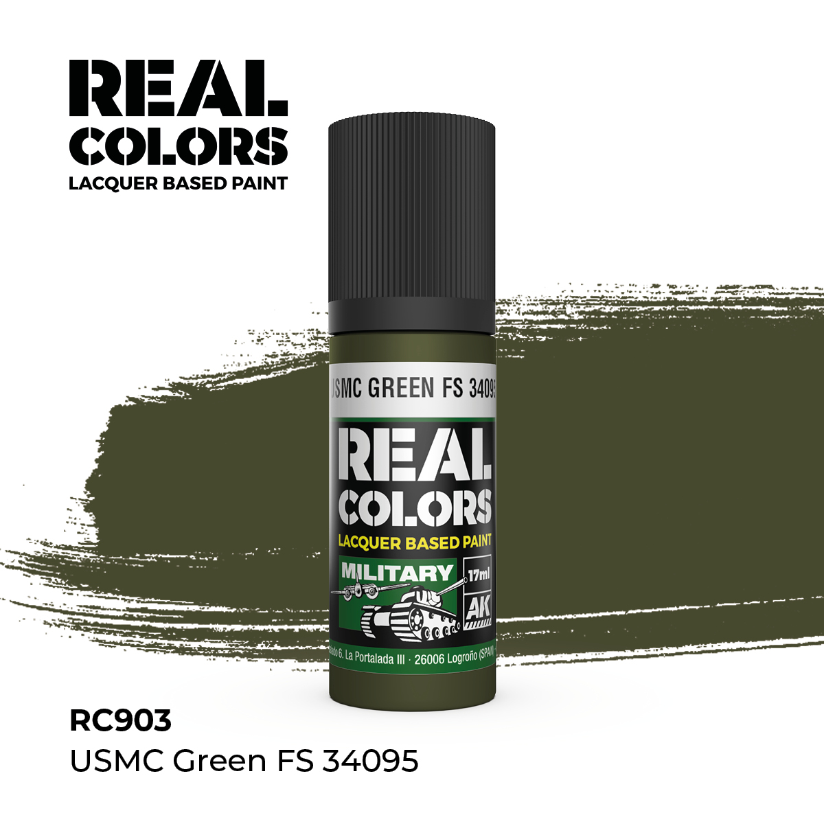 Verde USMC FS 34095 – Color Real