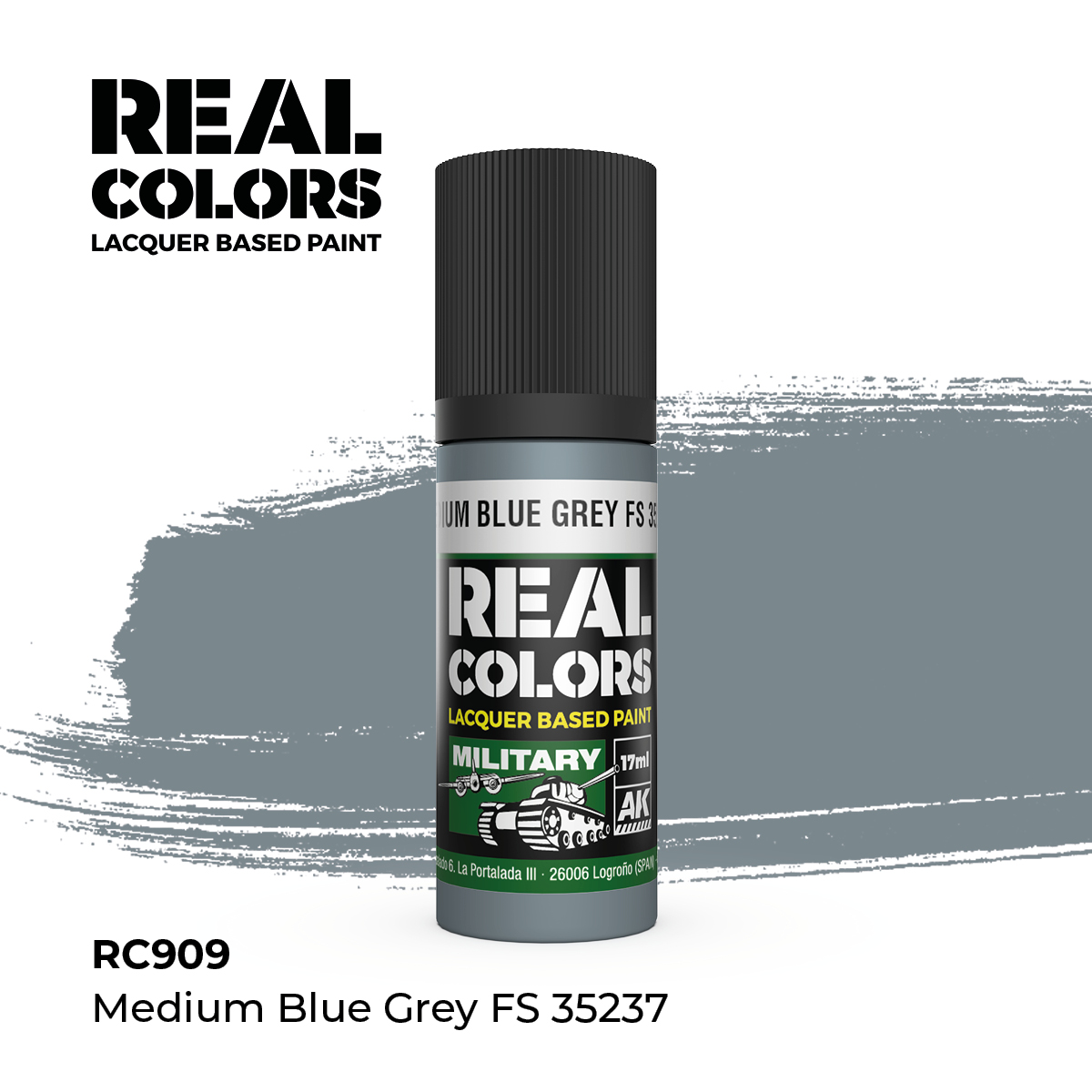 Gris Azul Medio FS 35237 – Color Real