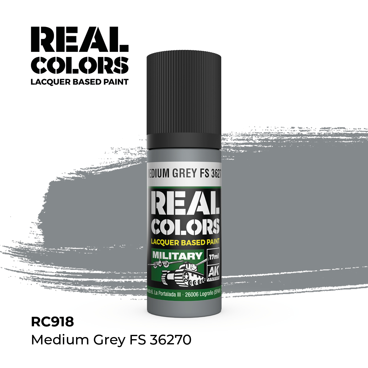 Gris Medio FS 36270 – Color Real