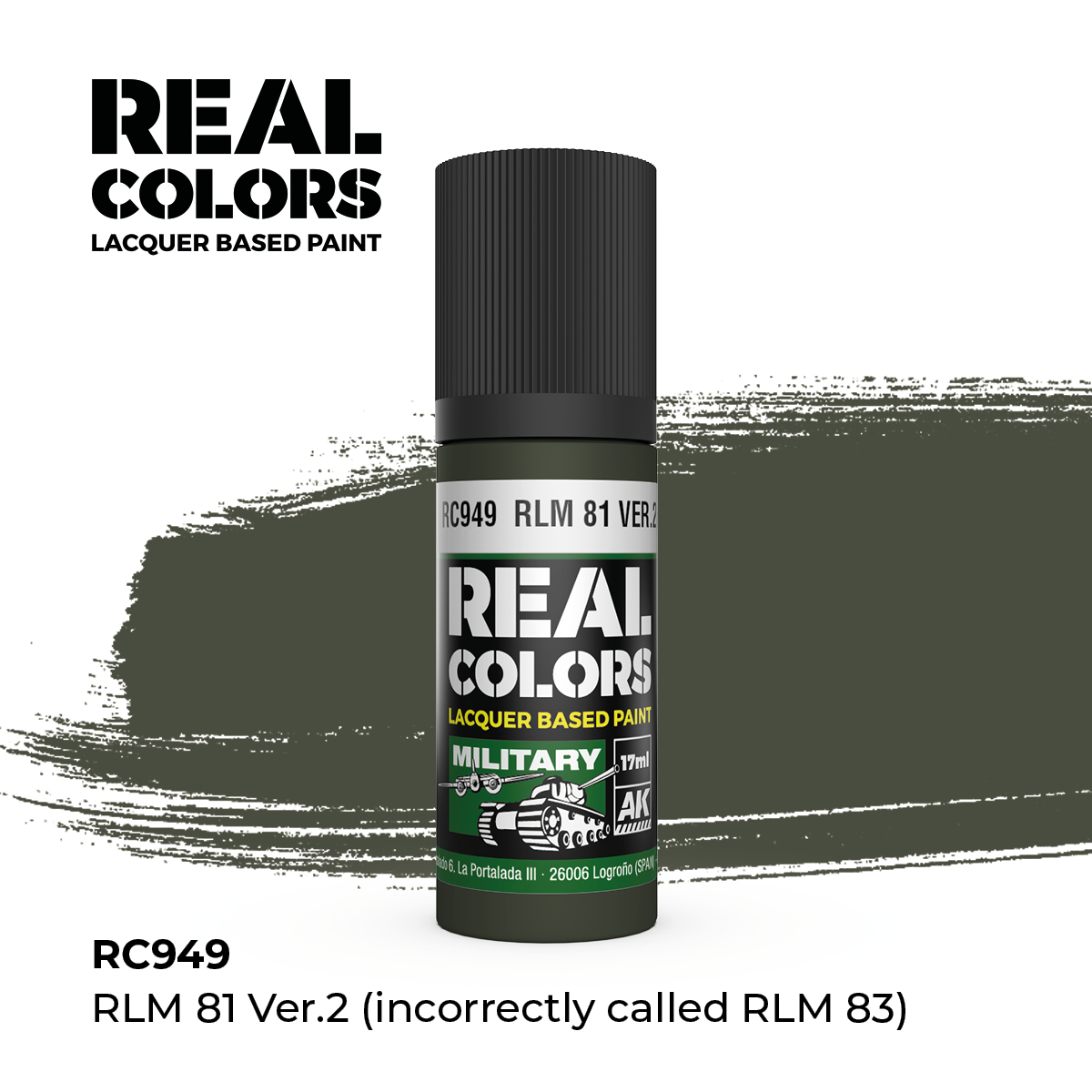 RLM 81 Ver.2 (Incorrectamente Llamado RLM 83) – Color Real