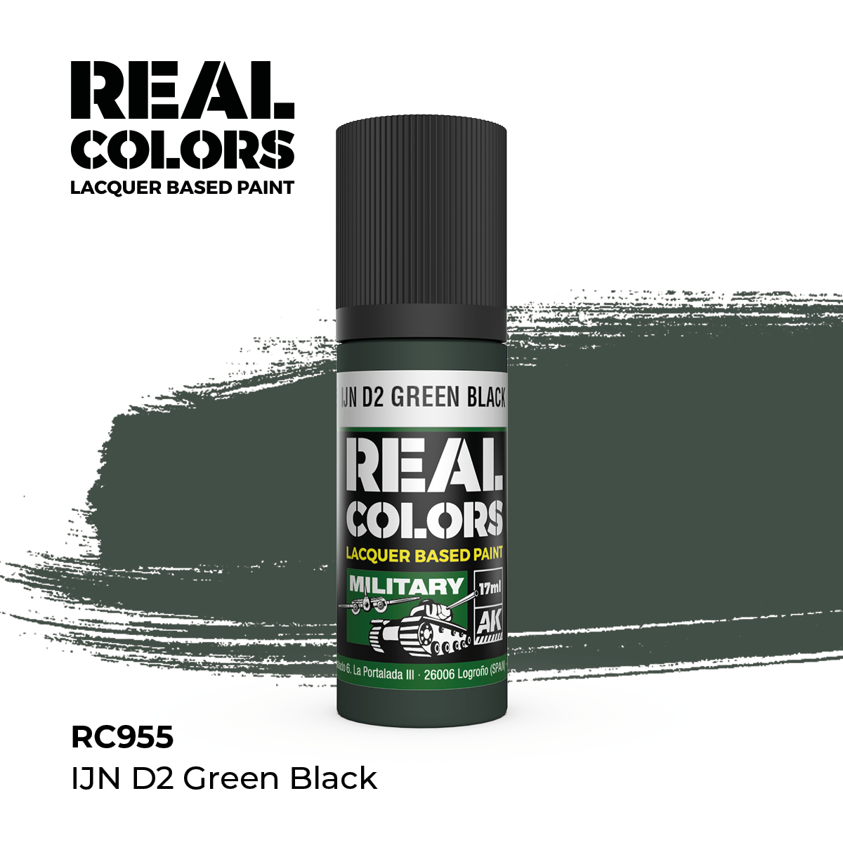 IJN D2 Verde Negro – Color Real