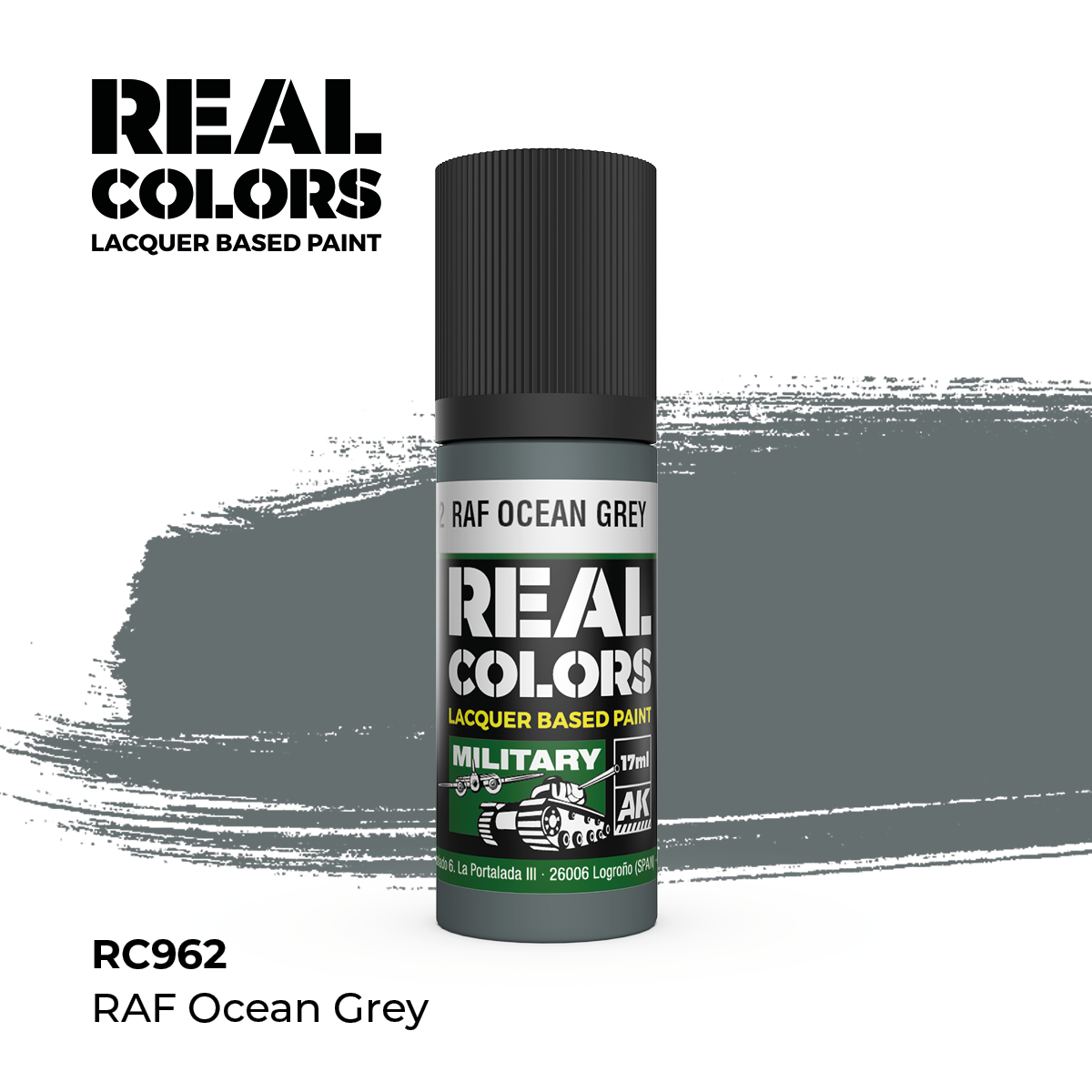 RAF Gris Océano – Color Real