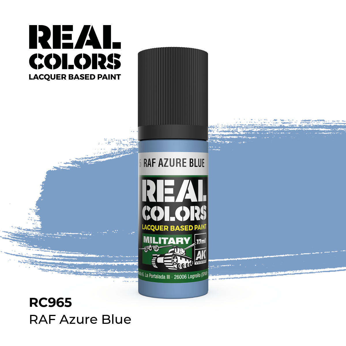 RAF Azul Azure – Color Real