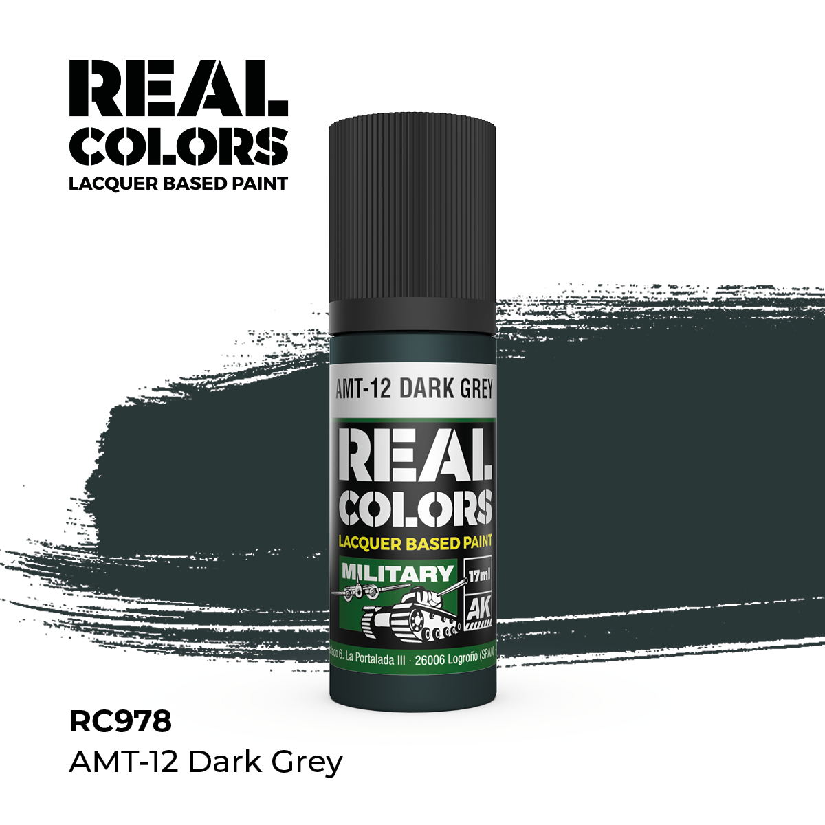 AMT-12 Gris Oscuro – Color Real