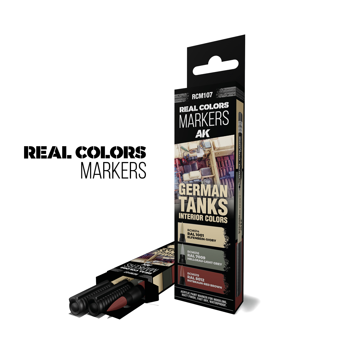 Colores Interiores de los Tanques Alemanes – RC Markers Set