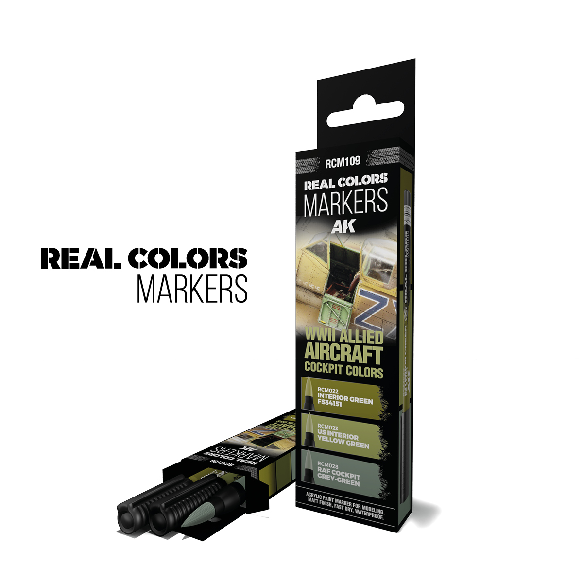 Colores de Cabina de Aeronaves Aliadas 2GM – RC Markers Set