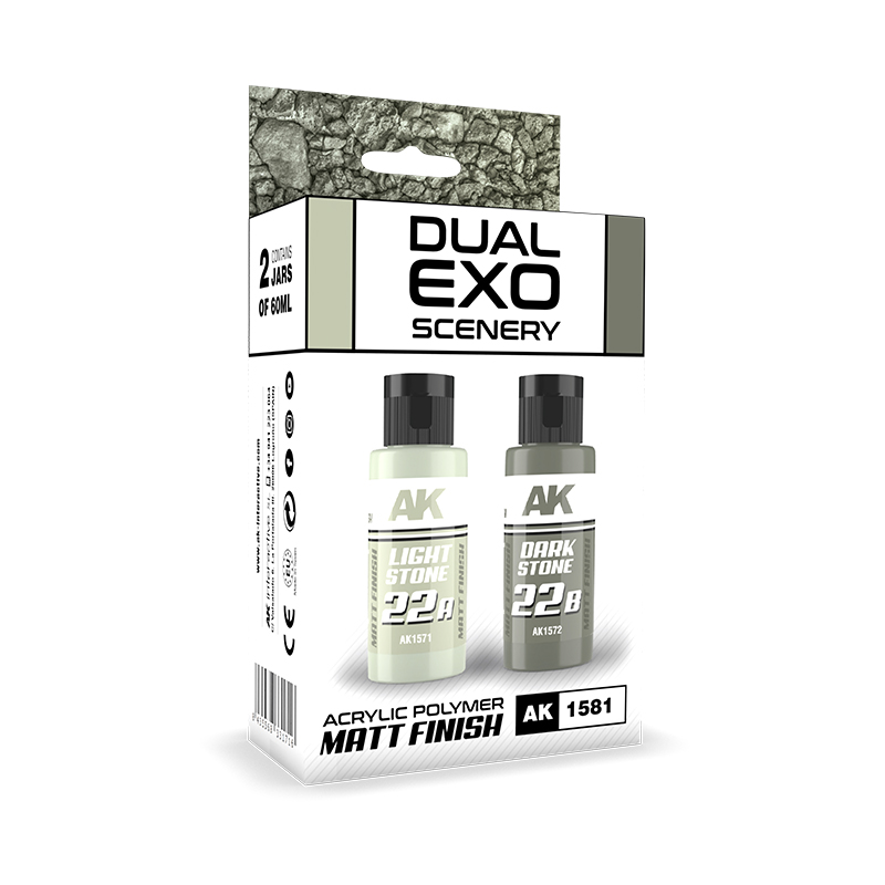 Dual Exo Escenografía Set 22 – 22A Piedra Clara & 22B Piedra Oscura